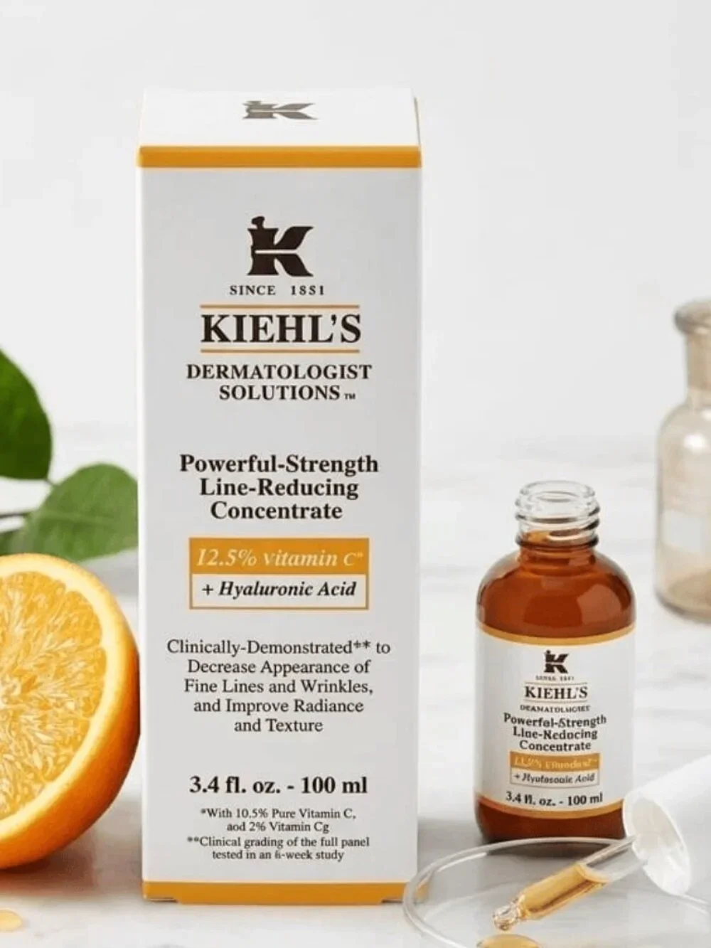 Kiehl's Powerful-Strength Line-Reducing Concentrate 100mL 3.4oz New